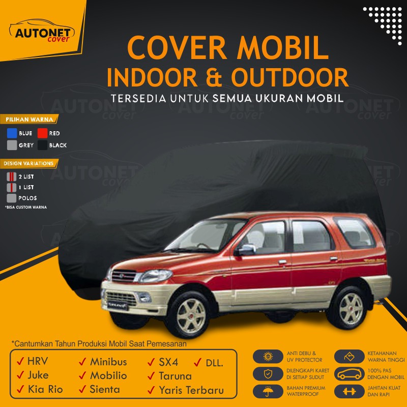 Cover Mobil waterproof Daihatsu Taruna outdoor Autonet body cover mobil Sienta SX4 Yaris