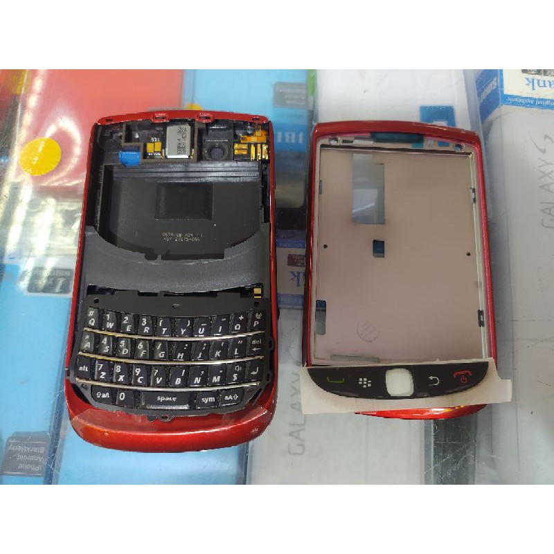 Casing Blackberry Torch 9800 Housing Blackberry Orlando 9380 Fullset + Tulang Tengah