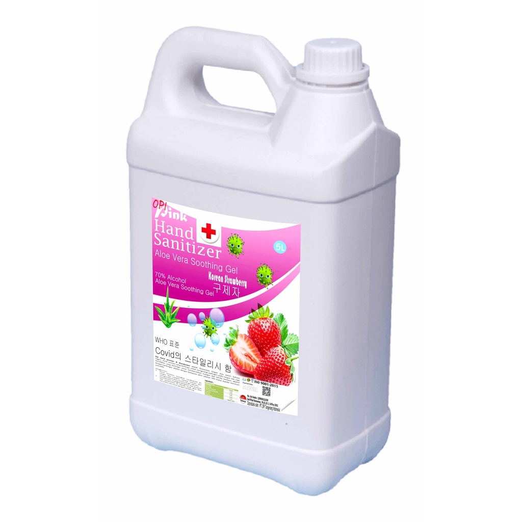 Hand sanitizer GEL 5 liter, 1 liter dan 500ml alkohol 70% KEMENKES sedang promo OT2902