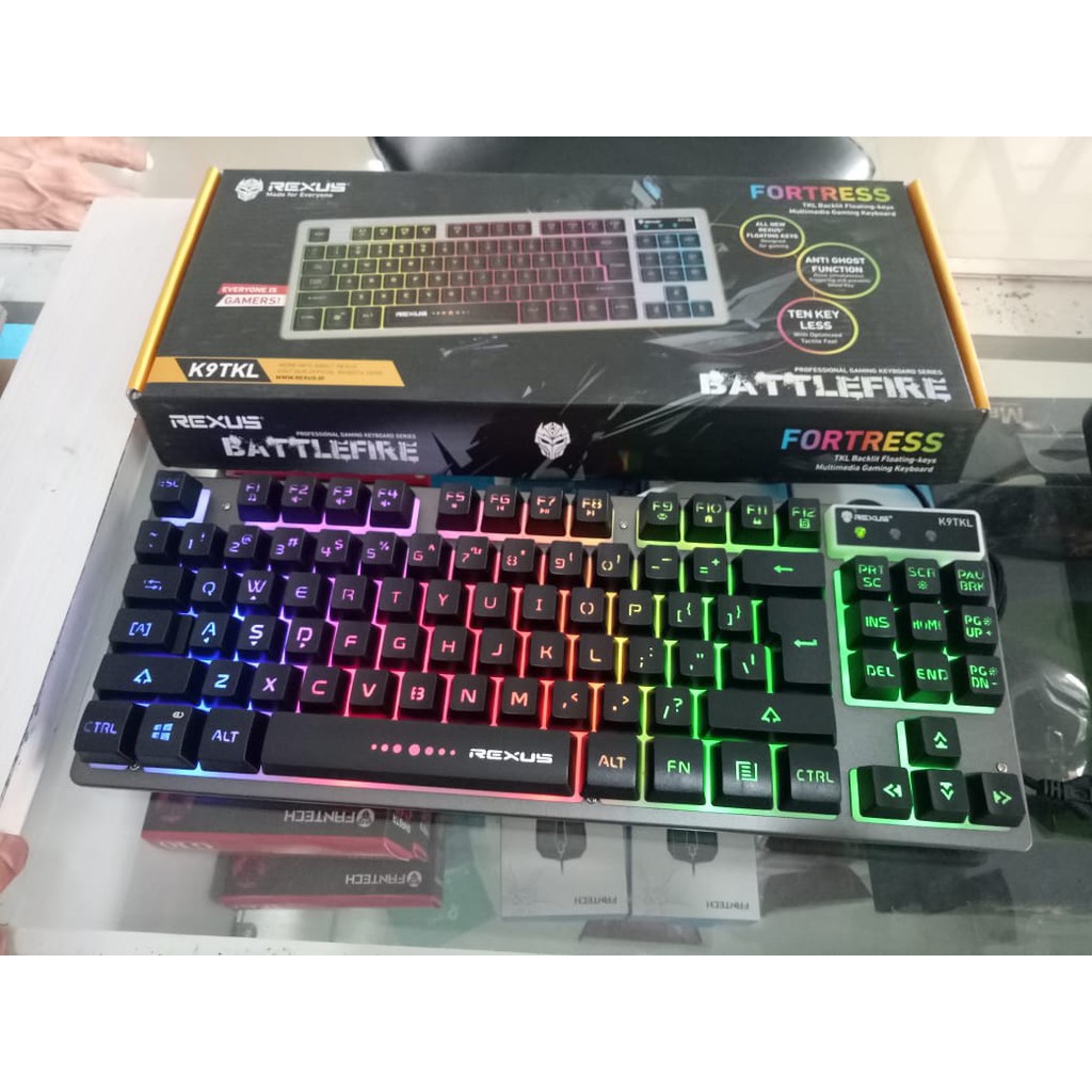 Keyboard Gaming Rexus K9TKL Bergaransi Resmi