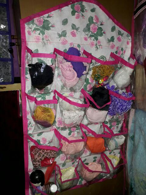 [bisa Cod] Promo Murah Rak Underware/ Rak Celana Dalam Motif Bunga Kualitas Terbaik Dan Termurah