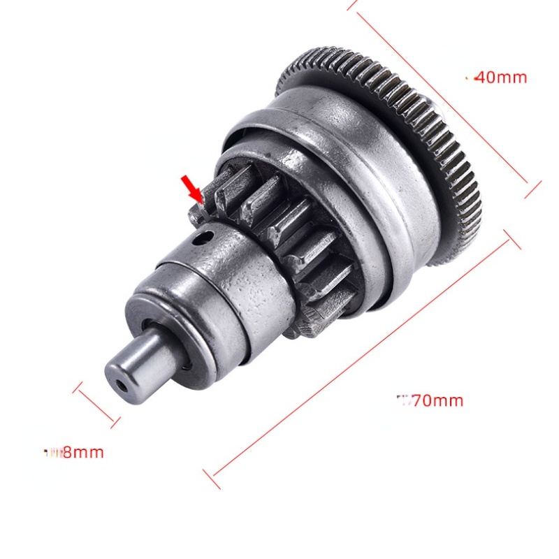 granat gigi pinion starter gear assy honda vario 110 karbu beat fi scoopy/GY6-50/60/80 Scoopy Spacy