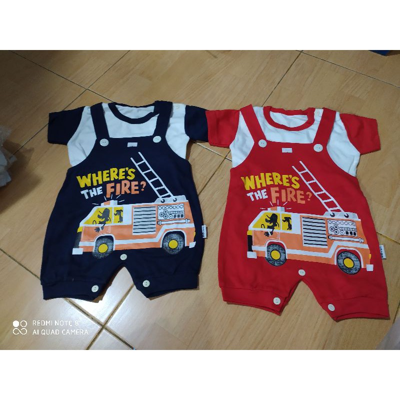 Baju jumper bayi model bengkel 3 - 9 bulan