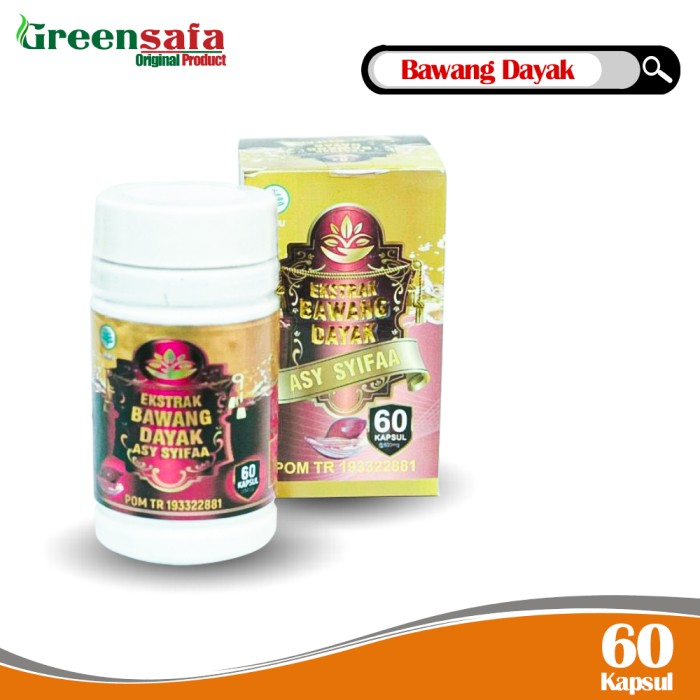 

Obat Herbal Diabetes Stroke Hipertensi Bawang Dayak Asyifa