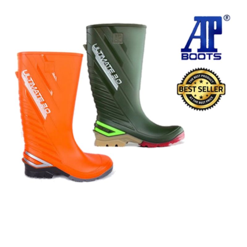 Sepatu boot Ap Original / Sepatu Boot Ap ULTIMATE Green & Orange
