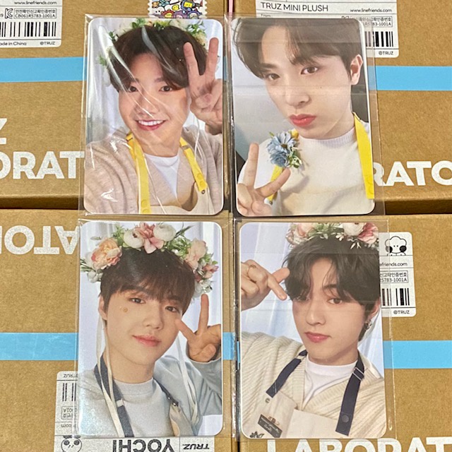 SHARING PHOTOCARD BLOOMING TREASURE TINCASE HARUTO JUNKYU DOYOUNG JUNGHWAN