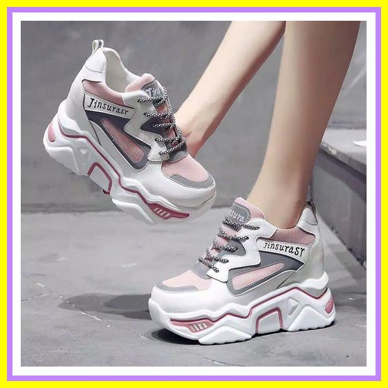 W3366 [Ada Dus] Sepatu Sneakers Fashion Wanita Korea  Rk Collection - Sepatu Sneakers Wanita Korea J