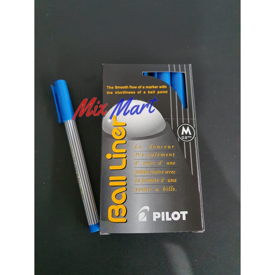 

Pen Pilot Ball Liner M 0.8 mm Blue