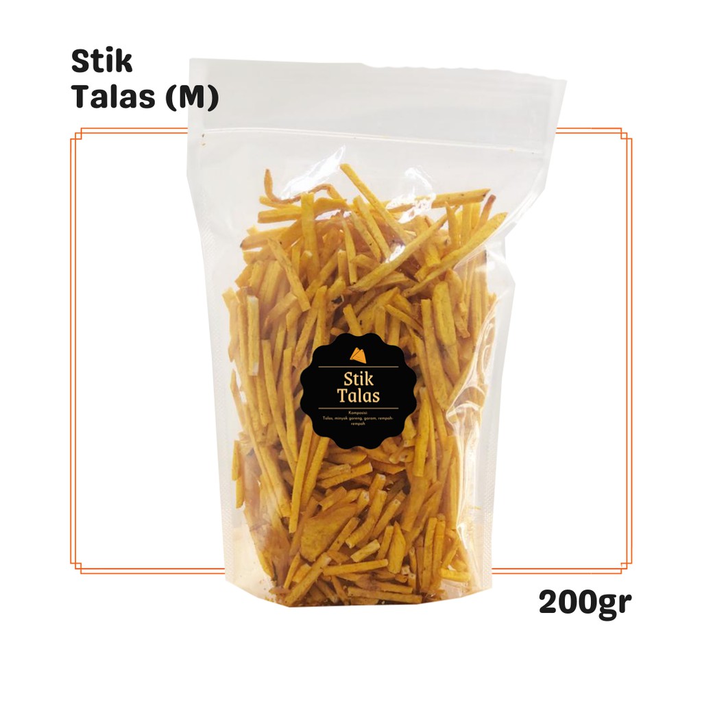 

Stik Talas Original (M) 200gr / Snack Cemilan / Camilan Makanan Ringan Enak Gurih