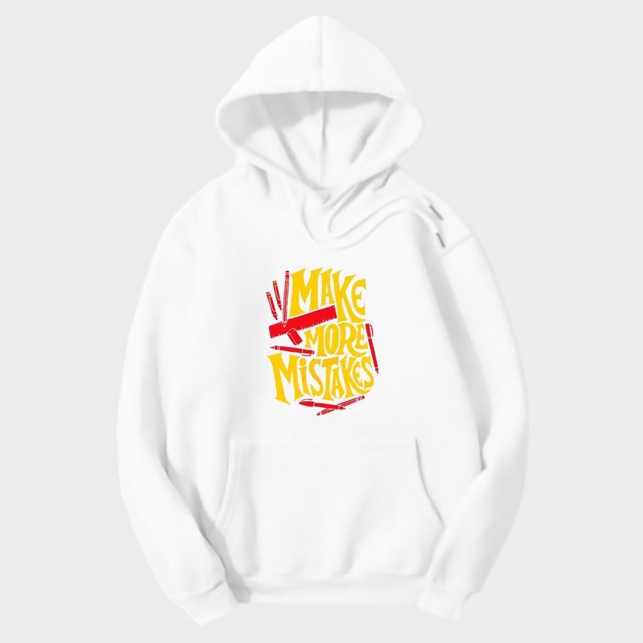 Make More Mistake Hoodie - Hoodie Pria dan Wanita