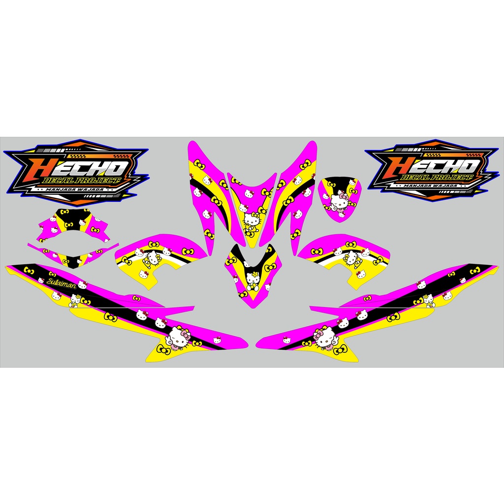 Decal Aerox 155 Full Body - Stiker Dekal Aerox Full Body