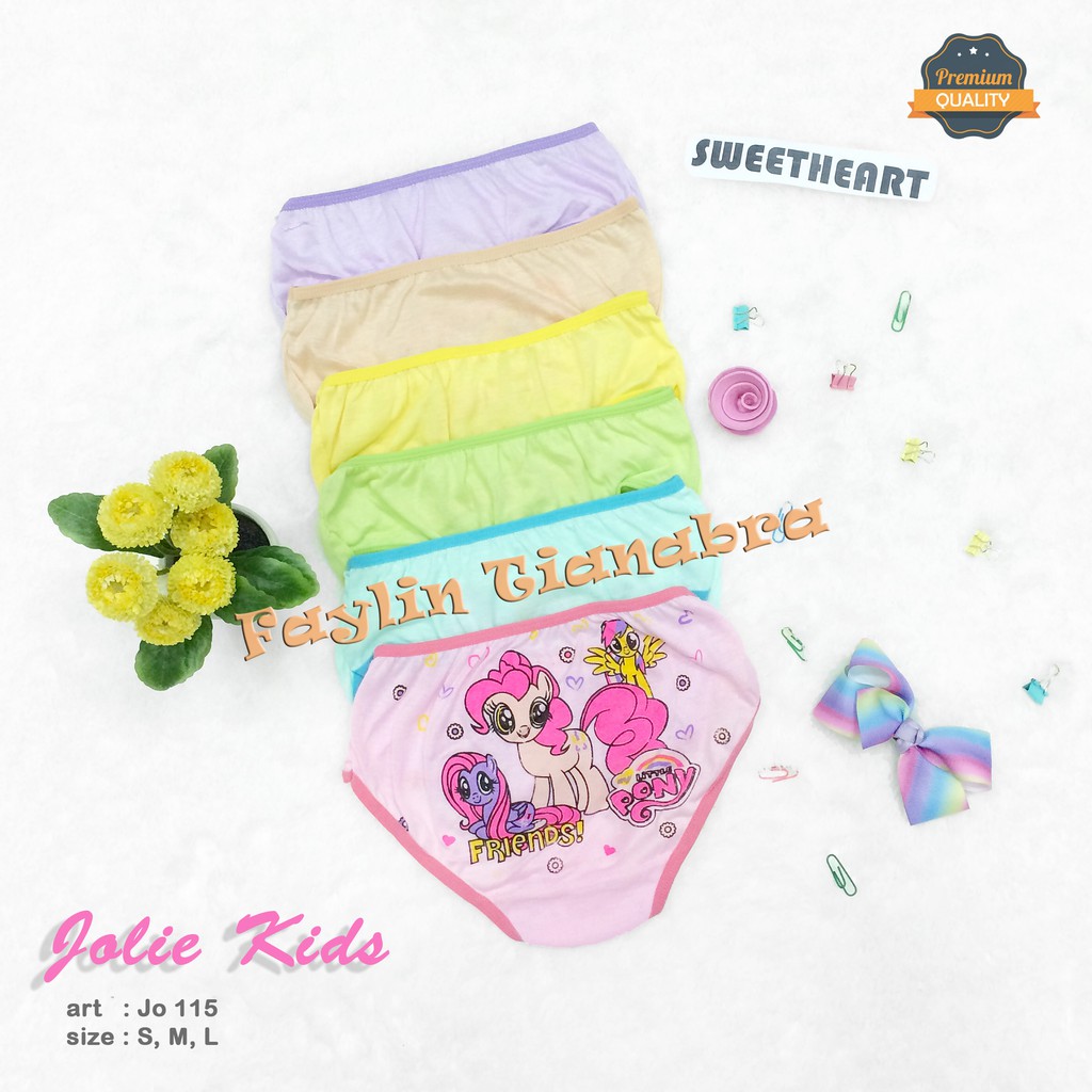 JOLIE KIDS | Celana Dalam Anak Cewek Motif Karakter