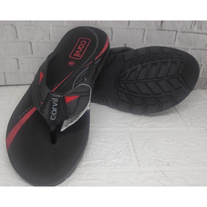 SANDAL SPON CARVIL COWOK 38-43 ( CARVIL TETAP YANG TERBAIK)