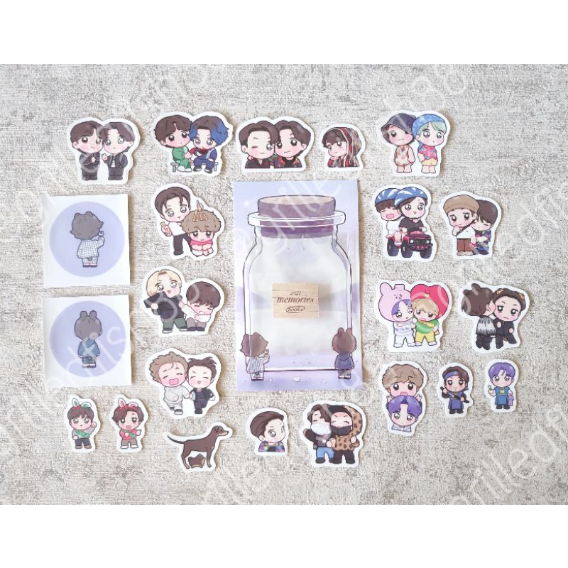 

[READY STOCK] TAEHYUNG JUNGKOOK 2021 MEMORIES Sticker Set | V TAEKOOK VKOOK KOOKV Deco Sticker
