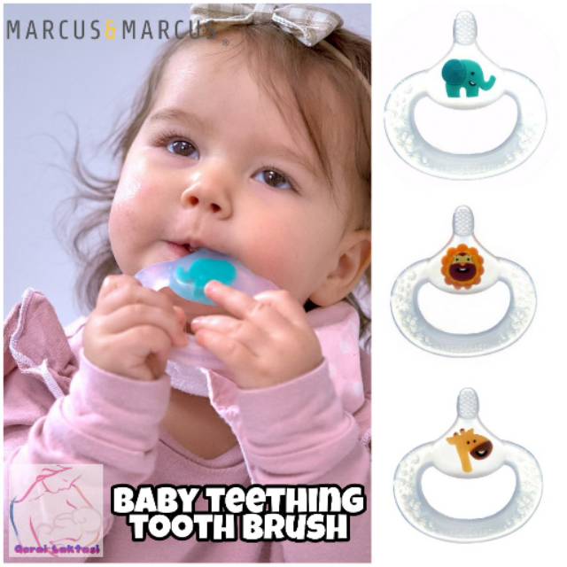 MARCUS AND MARCUS BABY TEETHING TOOTHBRUSH - TOOTH BRUSH TEETHER