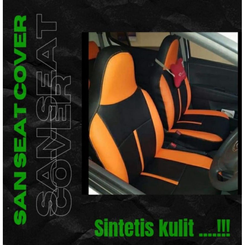 Sarung Jok Mobil Calya Sigra Rush Terios Mobilio cover jok kulit sintetis sporty