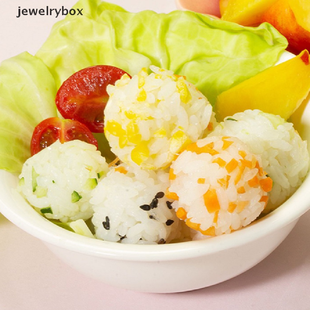 (jewelrybox) 2pcs / Set Cetakan Nasi / Sushi DIY Untuk Anak-Anak