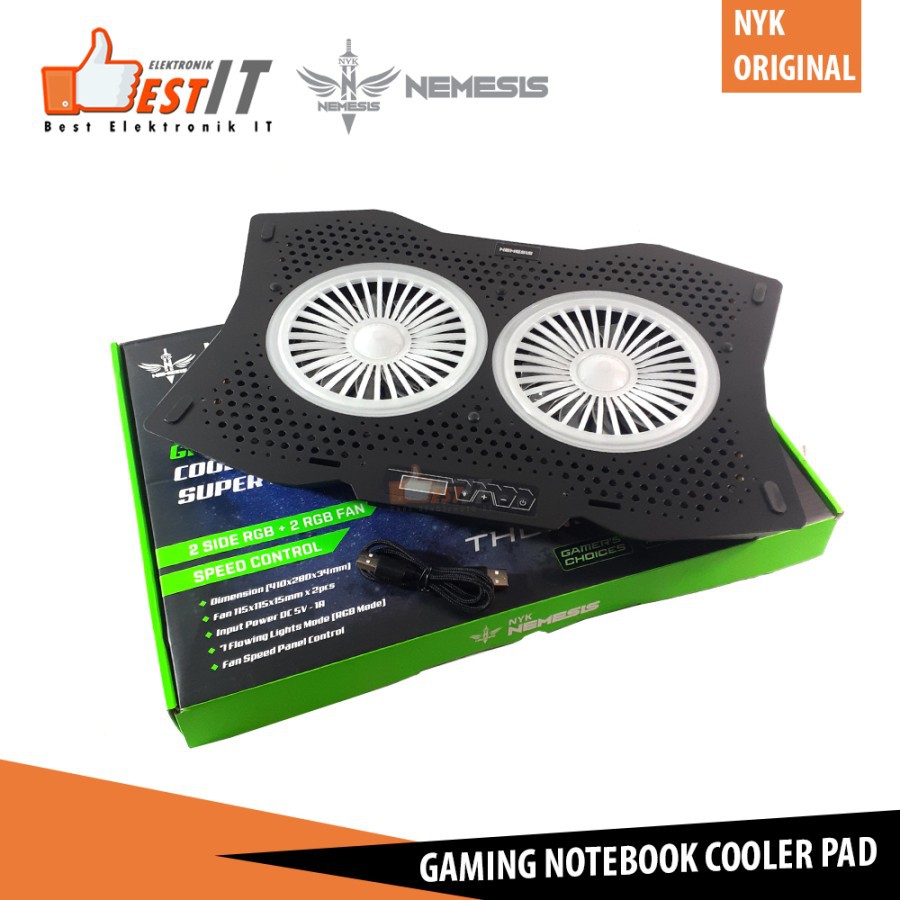 Cooling Pad THUNDERSTORM X6 Gaming Notebook Cooler Pad Super Big Fan