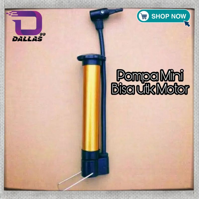 Pompa Angin Mini Portable Motor Sepeda Gerobak