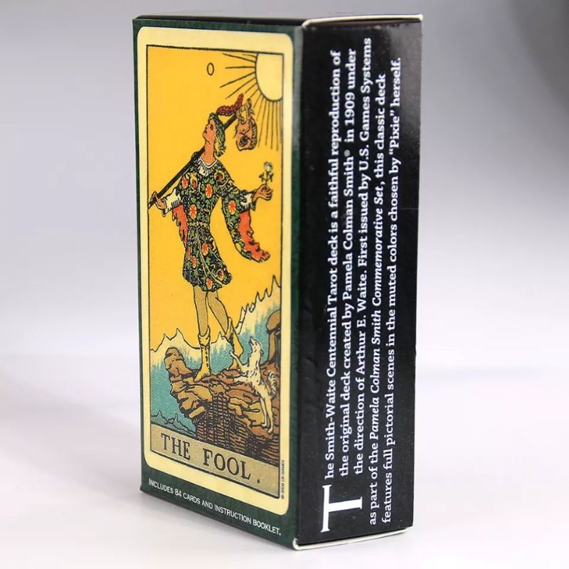 Smith Waite Continental Tarot 12x7cm include guide paper