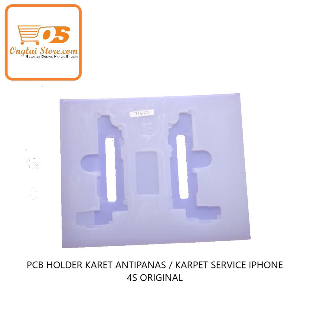 PCB HOLDER KARET ANTIPANAS / KARPET SERVICE IPHONE 4S ORIGINAL (HARGA SPESIAL)