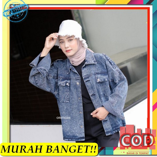 Jaket Wanita Korea Import Cwe Distro Cewek Jins Uo554 Jaket Levis Yw15 Orimoza Exo Jaket Oversize J