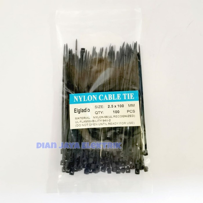 

ORGANIZER-DOCUMENT- CABLE TIES / KABEL TIES NYLON 10CM 15 CM 20CM 25CM 30CM ISI 100 PCS - 20 CM