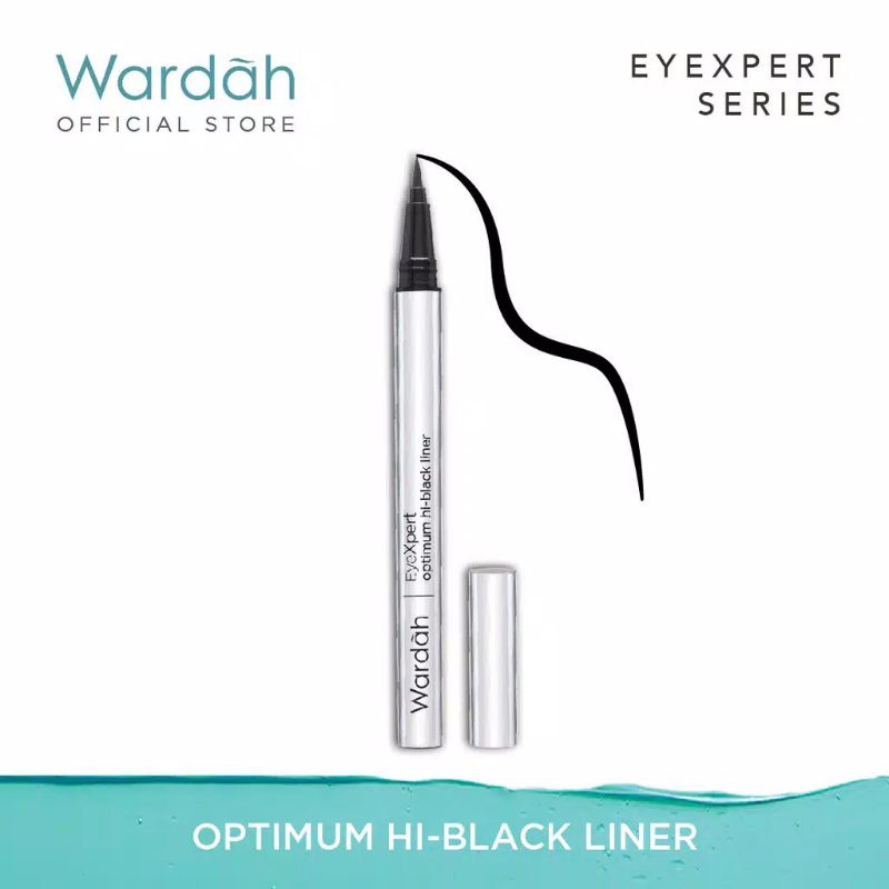 Wardah EyeXpert Series ✔️BPOM Optimum Hi-Black Eye Liner Waterproof