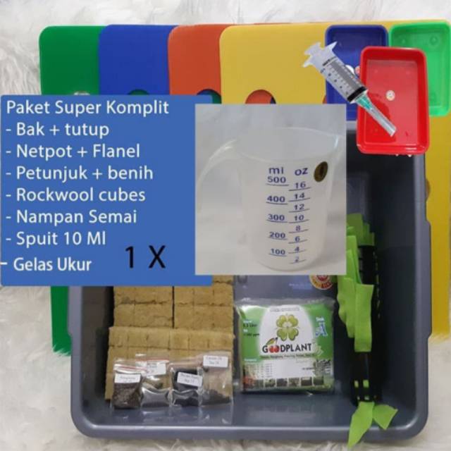 Paket hidroponik starter kit