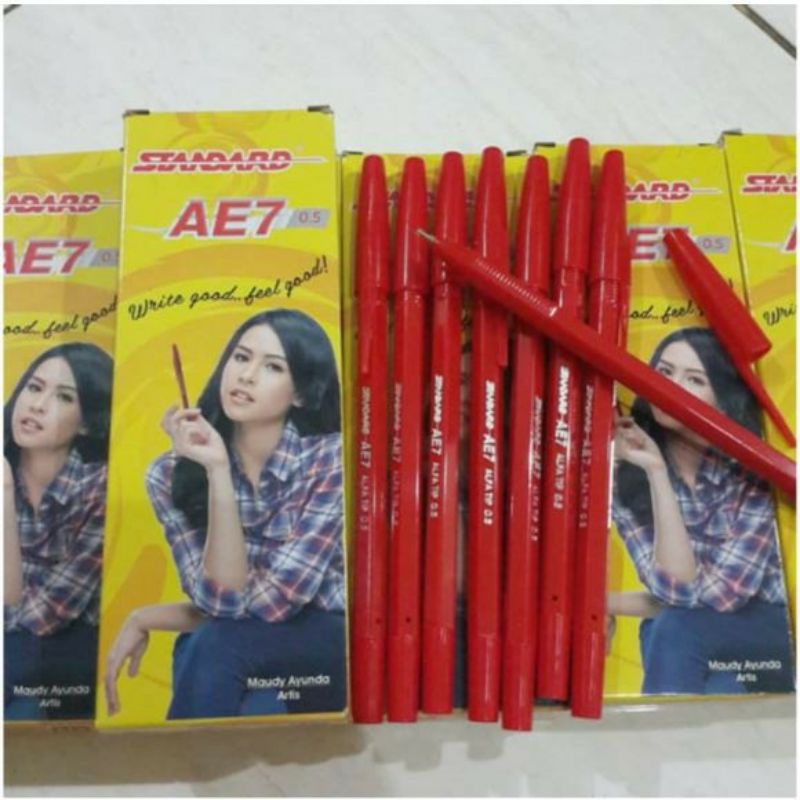 

pulpen Standard AE7 Merah