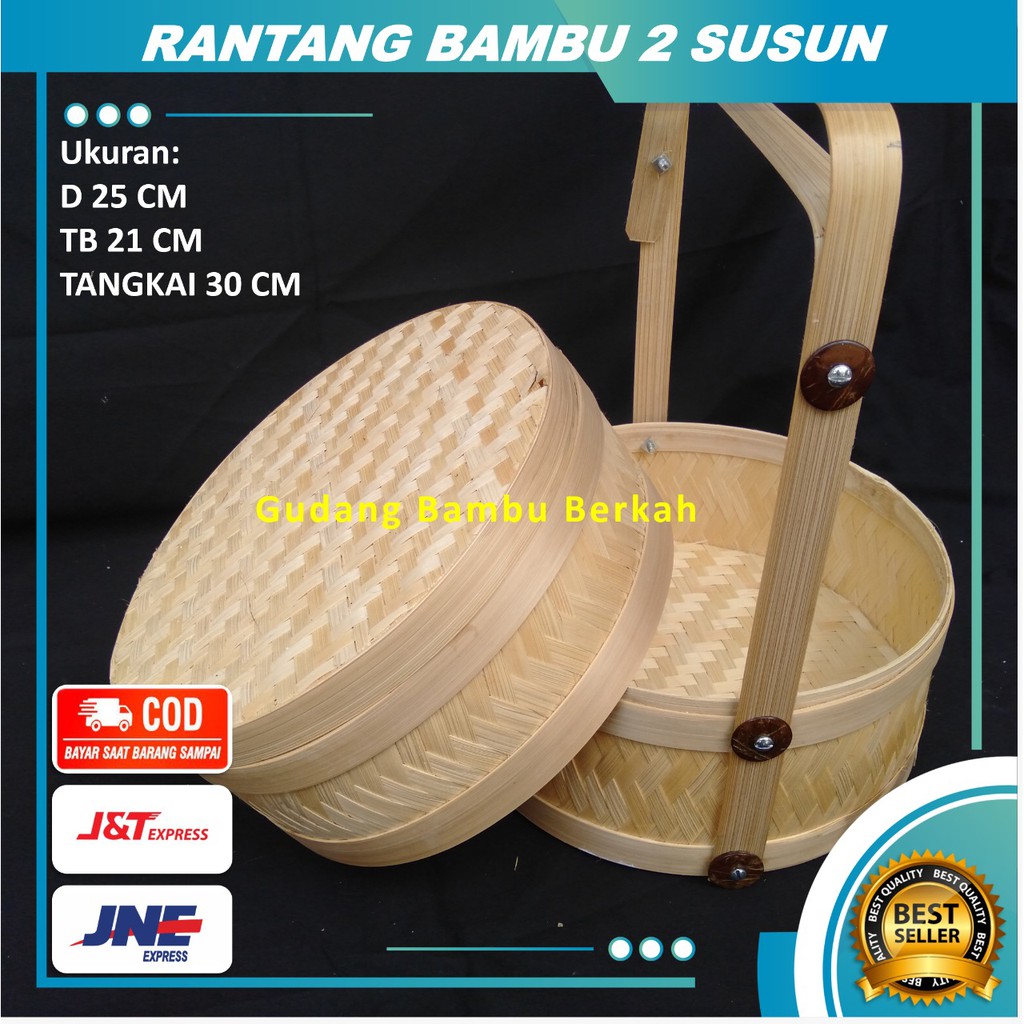 Rantang Bambu Nasi Kuning / Hampers Parcel Souvenir Nasi Kuning / Souvenir Bambu Nasi Kuning