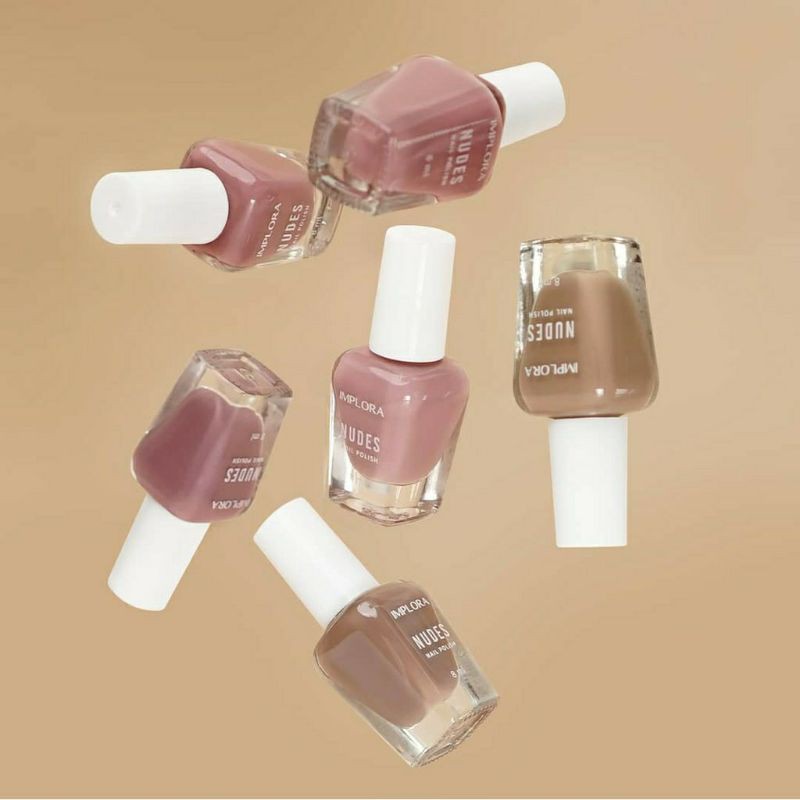 [BPOM] IMPLORA Nail Polish (NEW) | Kutek Implora| Kutek Red | Clear | Nudes