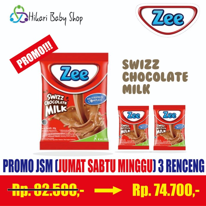 

Da2011Ca Promo Jsm Susu Zee Sachet 3 Renceng - Vanila Xa201As