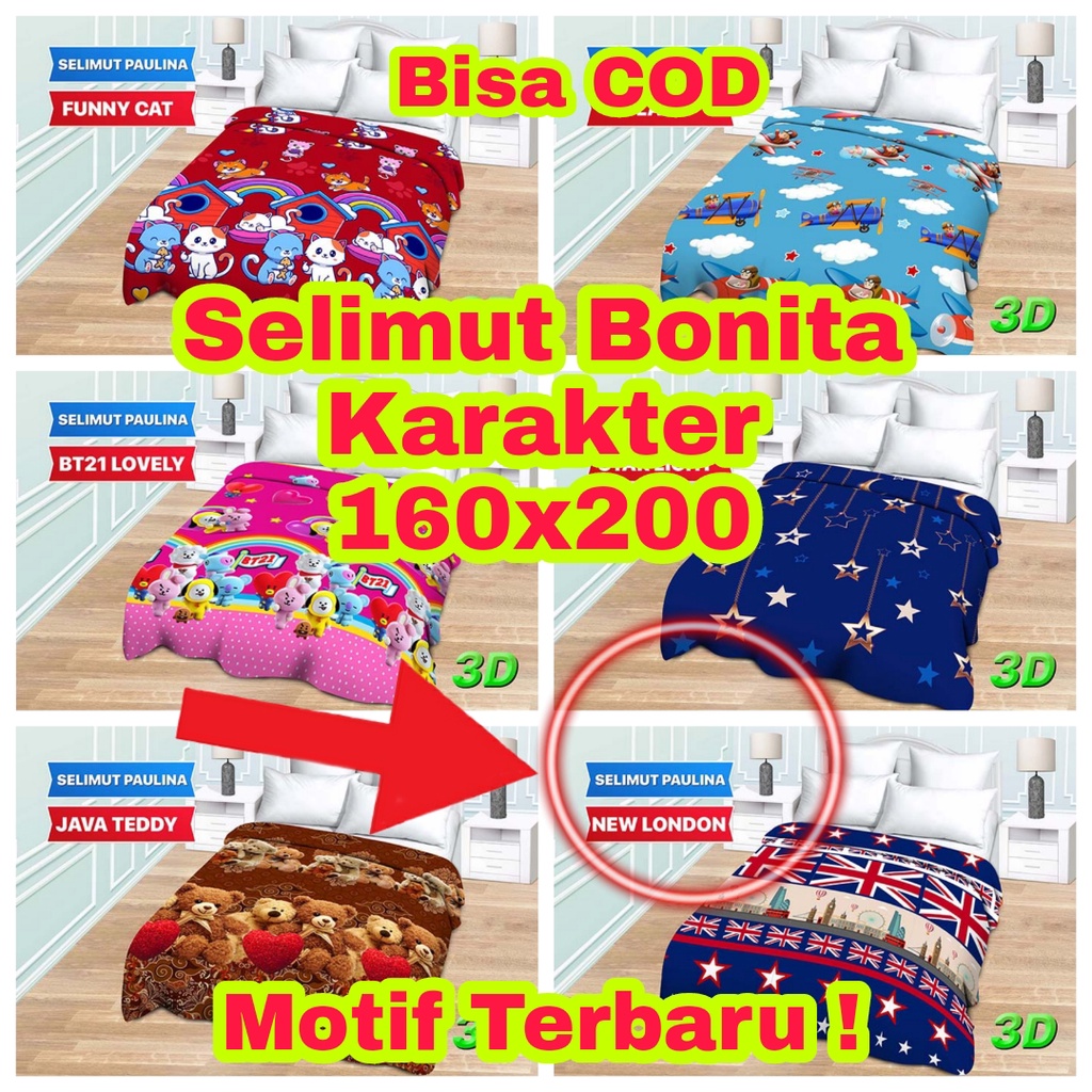 Selimut Bonita Karakter