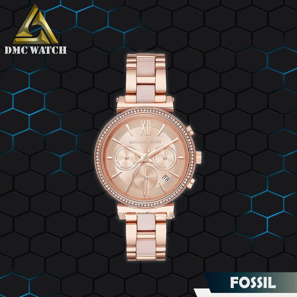 Jam Tangan Wanita Michael Kors MK-6560 Rose Gold Original BM + Box Ori