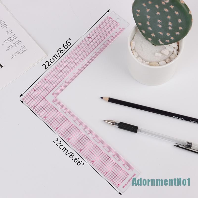 [AdornmentNo1]Sewing Patchwork Quilting Ruler Garment Cutting Craft Stationery Measuring Tool