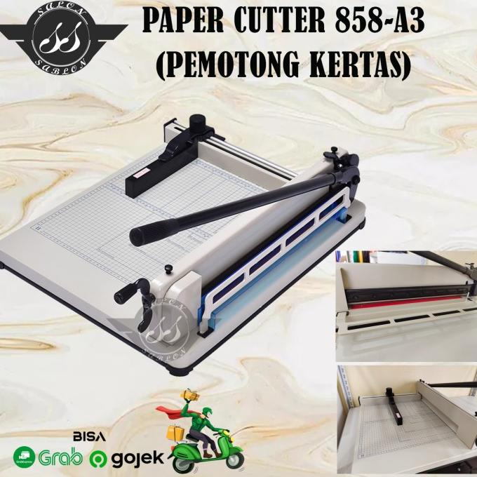 

Paper Cutter A3 Bisa Untuk 1 Rim /Mesin Pemotong Kertas 858 A3 Terlaris