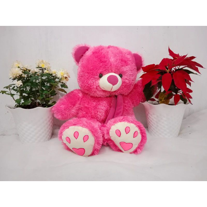 boneka teddy bear syal telapak size XL