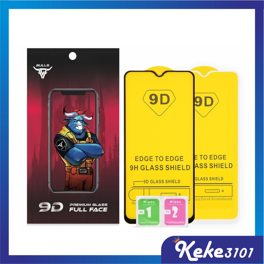 Tempered Glass 9D 5D Full Cover Premium Oppo  A3S A1K A7  F5 F9 Neo 9 A37 F1S F11 A83 A5 A9 2020