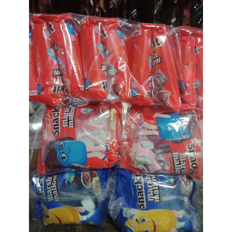 

permen snackit marsh mallow permen busa colek per pak isi 10pcs