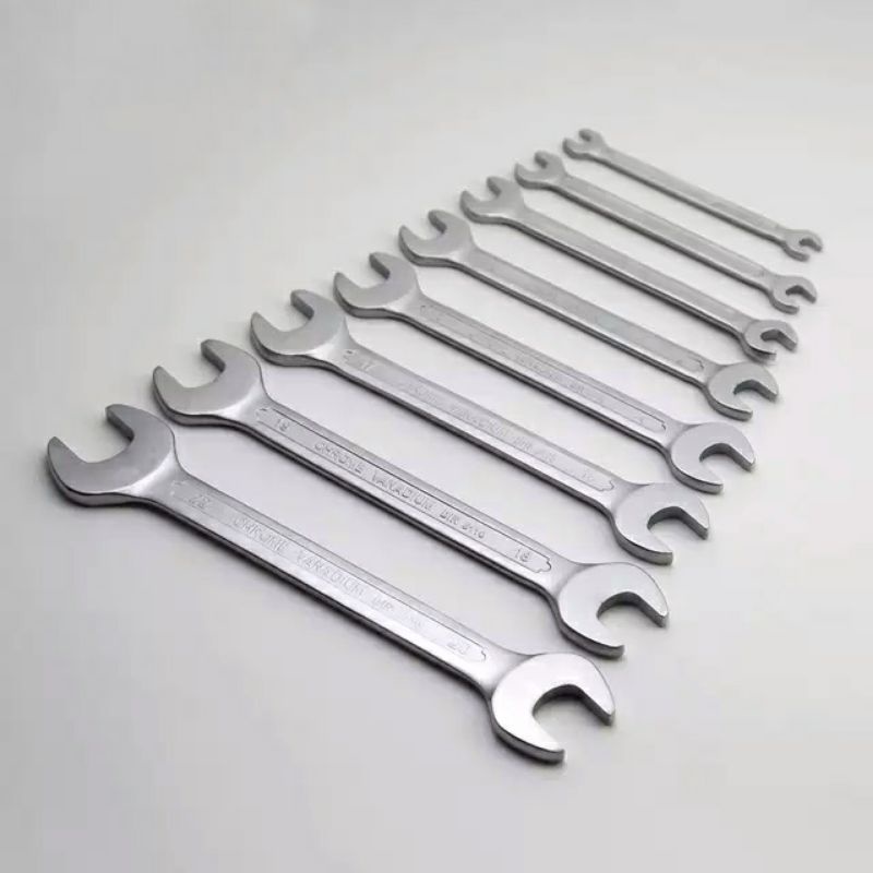 Diamond Kunci Pas Set 8pcs 6mm - 22mm Kunci Pas-pas Double Open End Wrenches