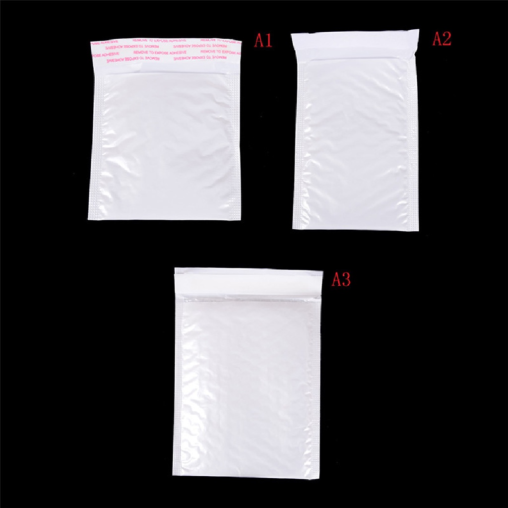 10pcs Kantong Kemasan Amplop Padded Poly Bubble Dengan Segel Perekat