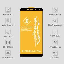 Temperglass Temperedglass Temper Glass Tempered Glass Full Cover 10D Xiaomi Redmi 5 Plus