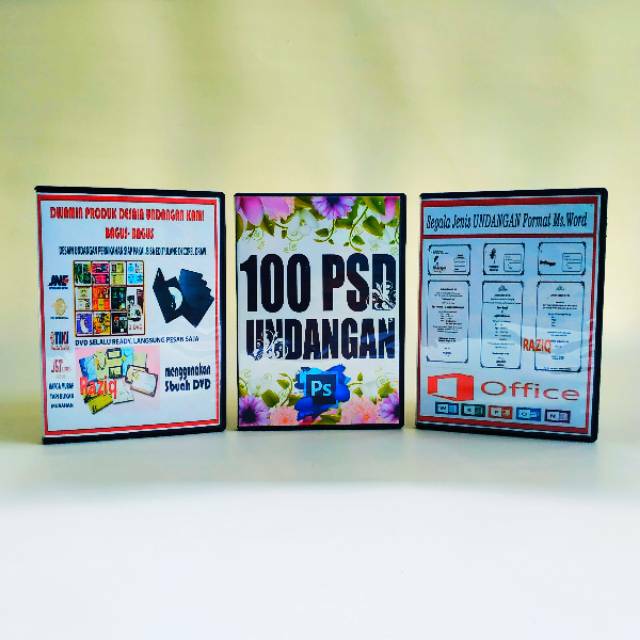 Dvd Paket Desain Undangan Bisa Edite Ulang Coreldraw Photoshof Ms Word