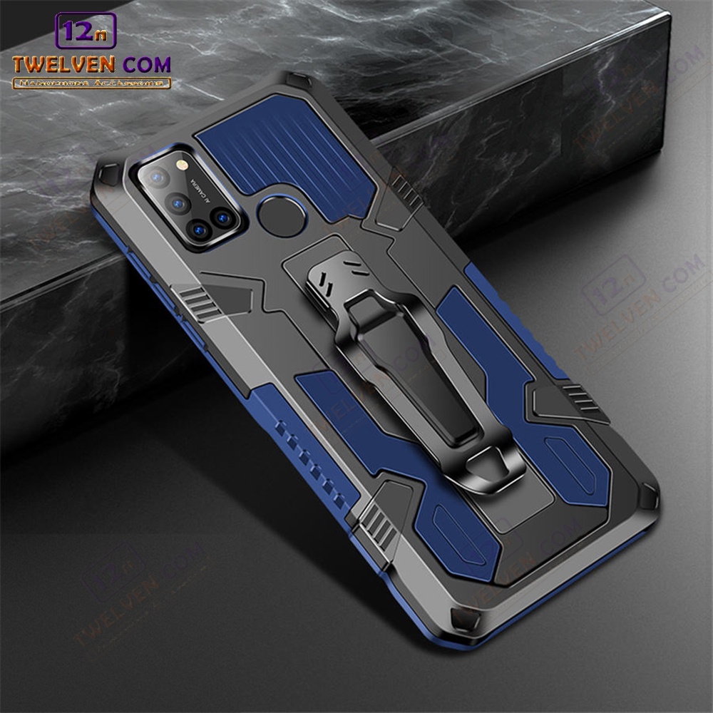 Case Shockproof Realme C17 Armor Hardcase Stand Clip