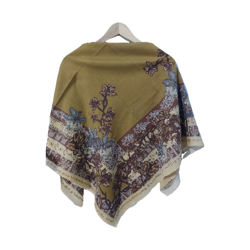 {BEST SELLER} DEENAY SQUARE KW, SEGIEMPAT VOAL MOTIF LASER