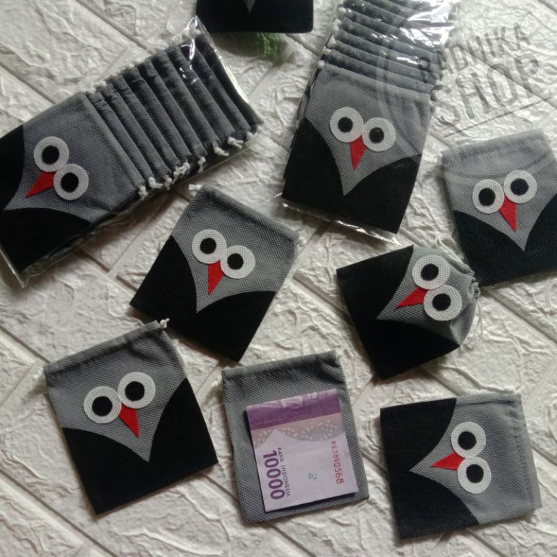 

Amplop angpau/ amplop lebaran/ amplop serut karakter owl (harga perbiji)