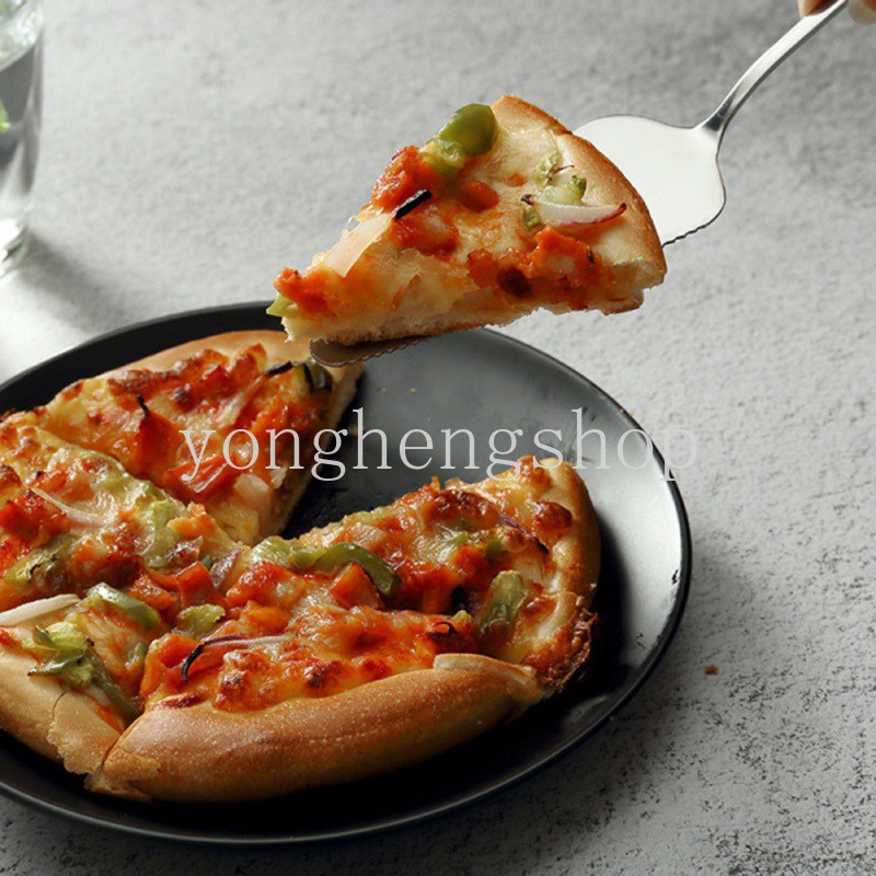 Spatula Pisau Pemotong Kue Keju Pizza Pie Bahan 304 Stainless Steel Untuk Alat Dapur
