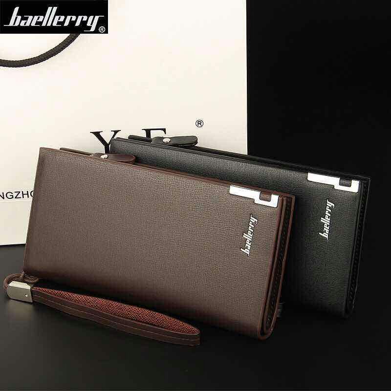 ☀ INDOLAND ☀ D001 Baellerry Dompet Kartu Kulit Panjang Pria SW002 Keren Card Grosir Import Murah COD