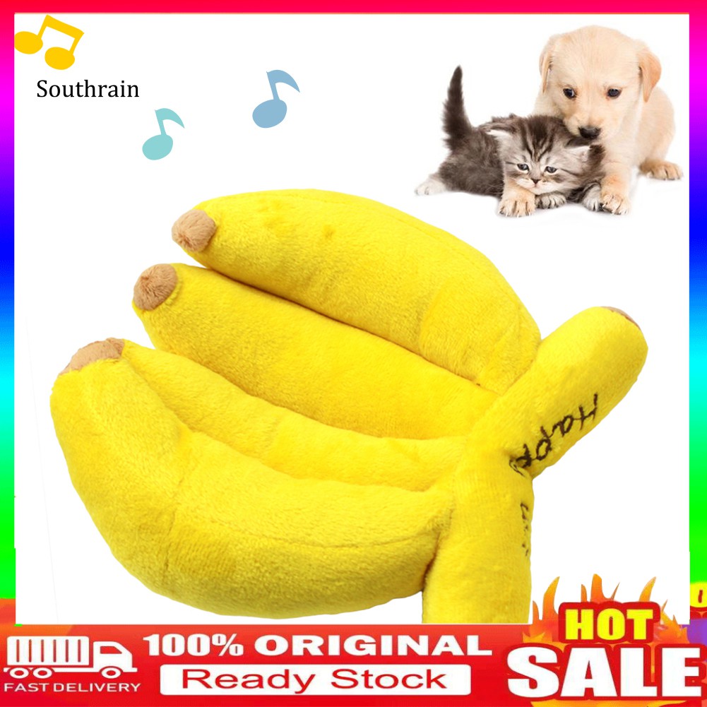 cat in banana plush